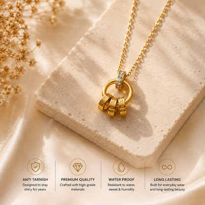 Royal Trinity Pendant Necklace